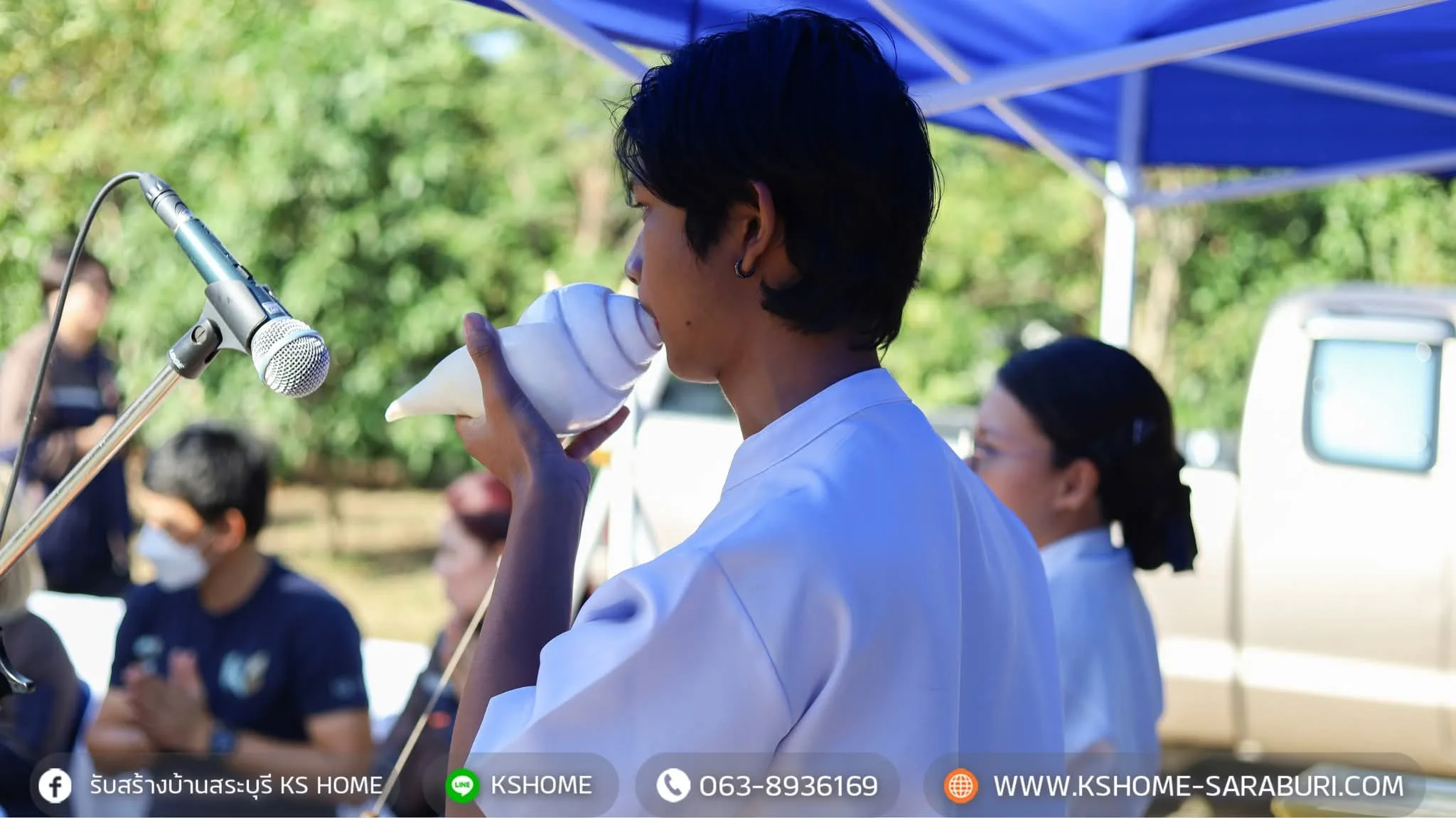 พิธีลงเสาเอก ลงเสาเอกบ้านคุณนุจิรา