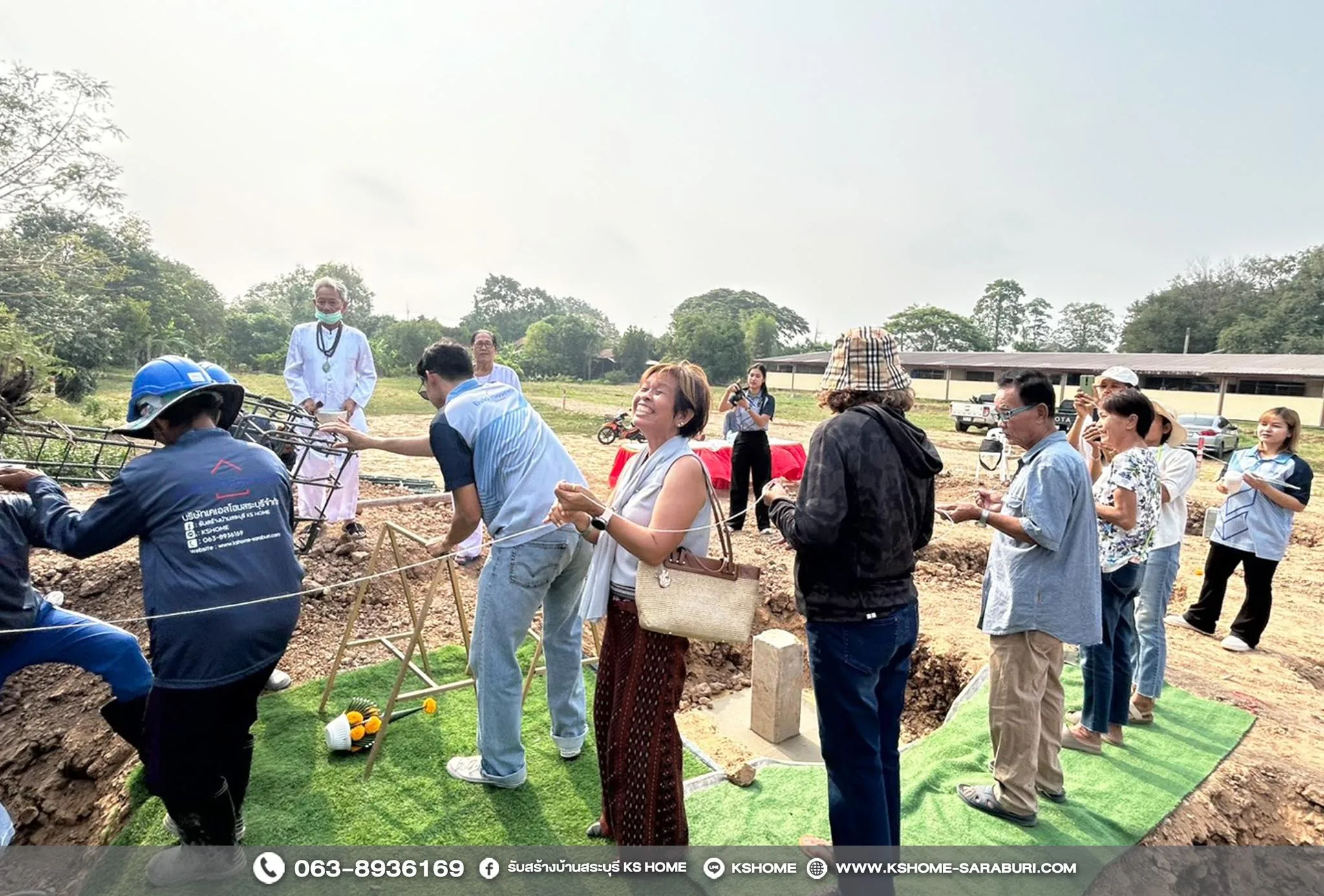 พิธีลงเสาเอก คุณชยาภร