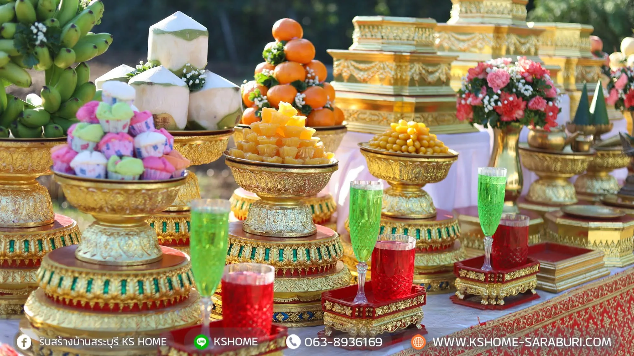 พิธีลงเสาเอก ลงเสาเอกบ้านคุณนุจิรา